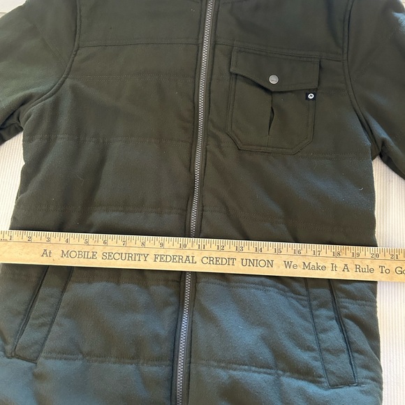 Marmot Banyons Insulated Hoodie Full Zip Army Green Orange Jacket Men's Sz M - Picture 10 of 13